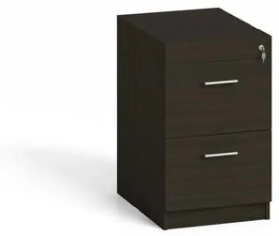 Drevená zásuvková kartotéka A4, 2 zásuvky, wenge