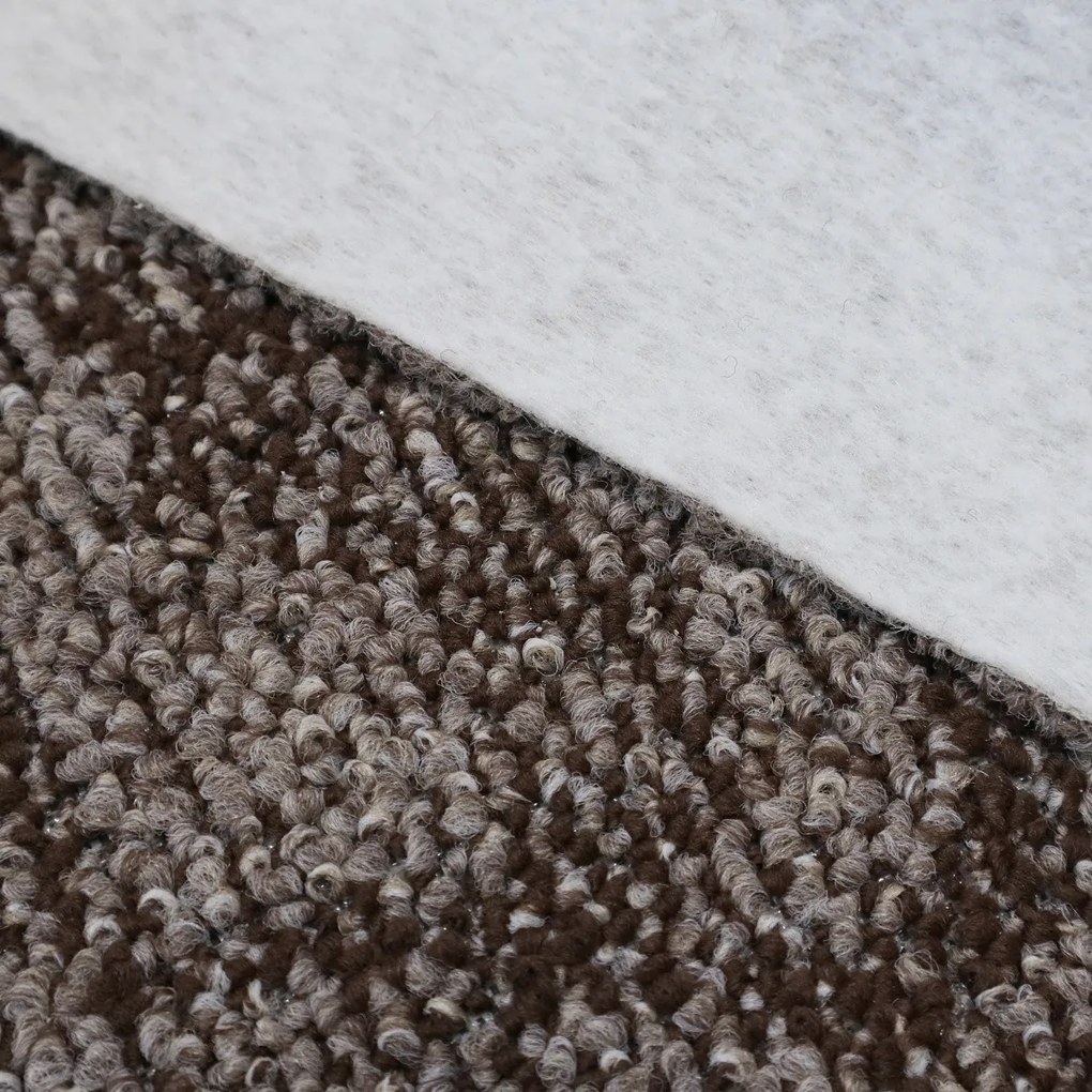 Metrážny koberec Marbeline 190 hnedá, na mieru, šíře 4m, hnedá, filc, detská izba, Spoltex