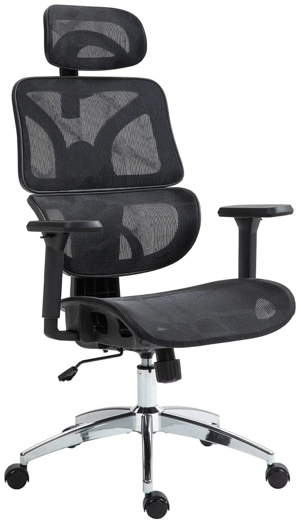 Design-Shop Kancelárska stolička Deshler - Čierna