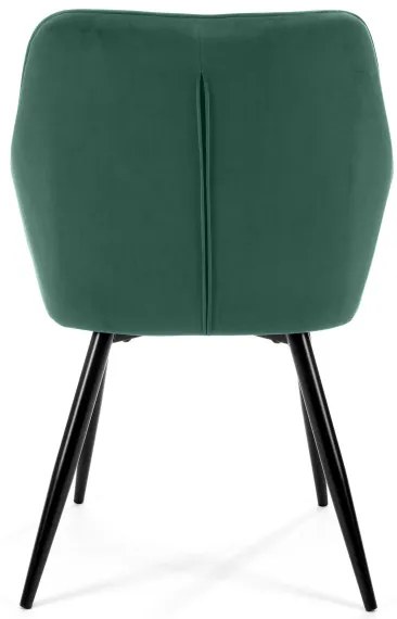 Set dvoch jedálenských stoličiek SJ.082 fľaškovo zelené