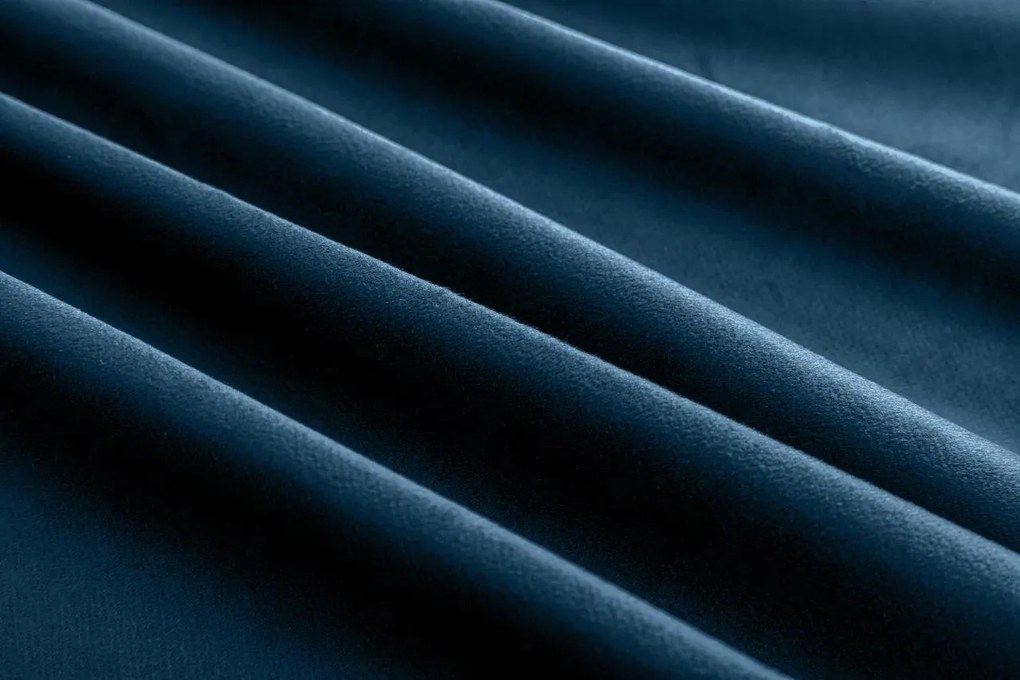 Petrolejový zatemňovací záves VELVET 140x270 cm Zavesenie: Riasiaca páska