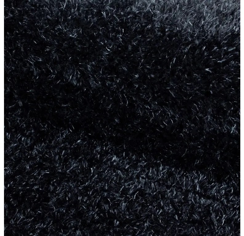 Ayyildiz Kusový koberec BRILLIANT 4200, Okrúhly, Čierna Rozmer koberca: 160 cm KRUH