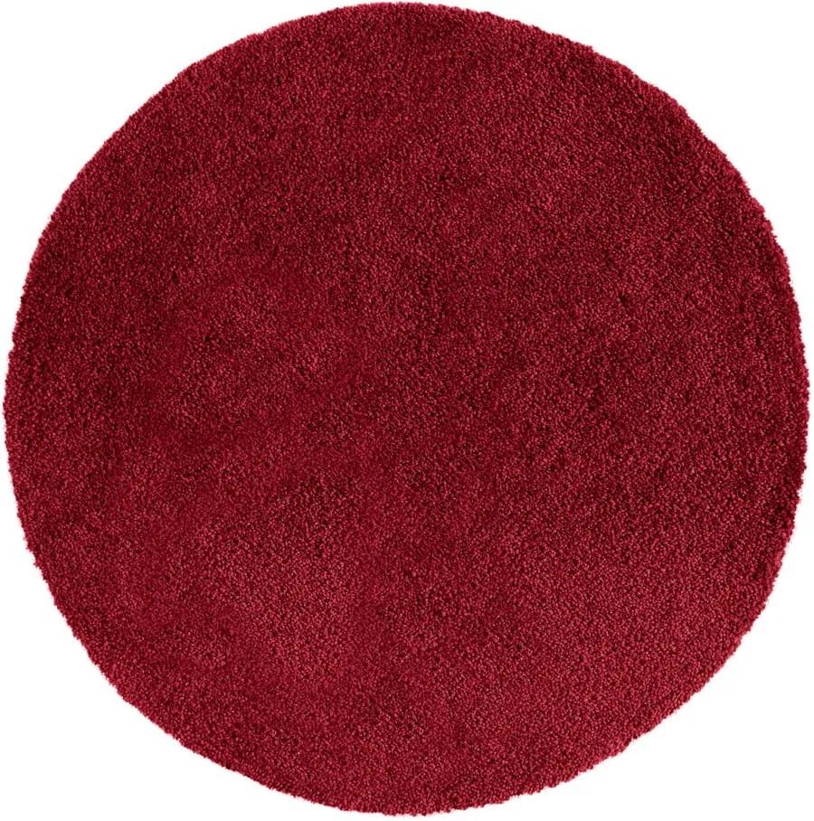 Vínový okrúhly koberec Universal Norge, ⌀ 80 cm