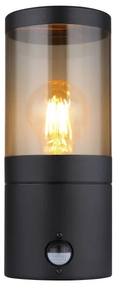 Globo 32014BSS-Vonkajšie nástenné svietidlo so senzorom XELOO 1xE27/60W/230V IP44