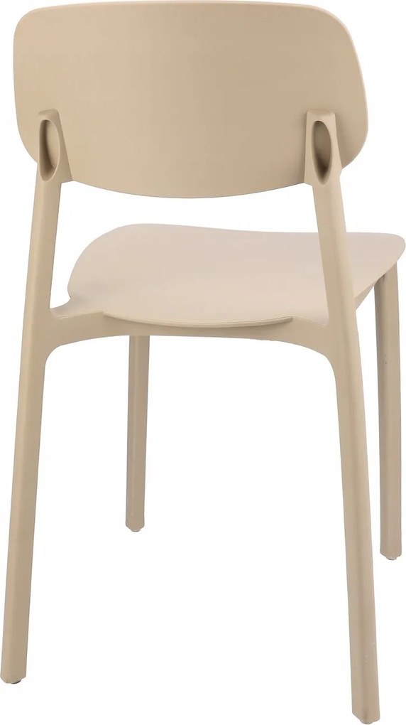 JU Stolička LARA v béžovej farbe
