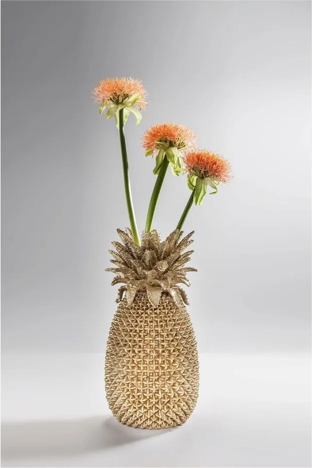 Dekoratívna váza v zlatej farbe Kare Design, výška 50 cm