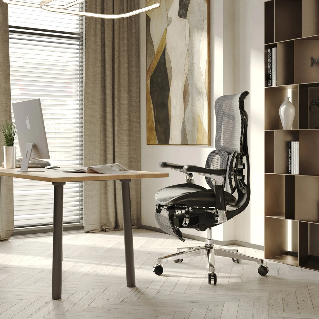 Ergonomické kancelárske kreslo V-Kinetic, čierne