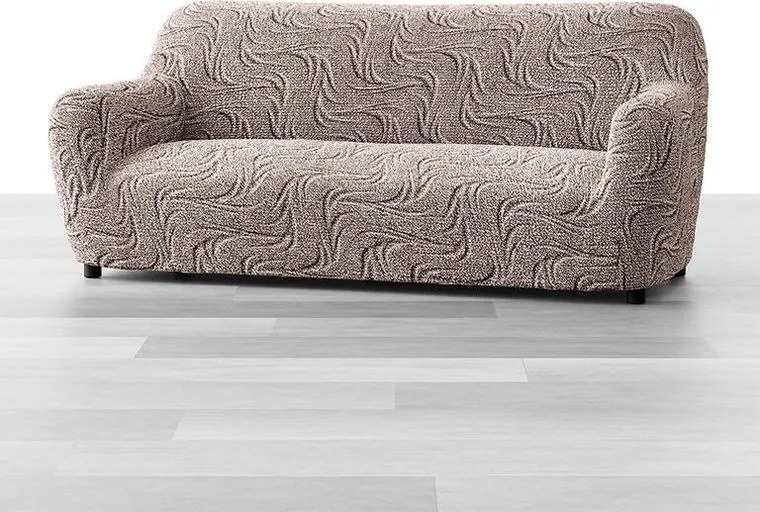 Bielastické poťahy BRILLANTE hnedé trojkreslo (š. 170 - 220 cm)