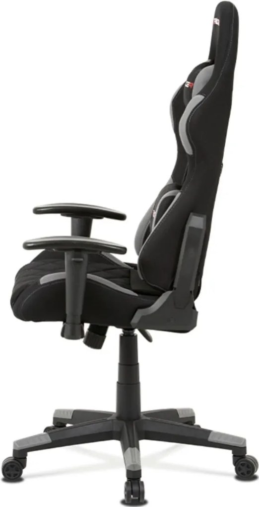 Sconto Kancelárska stolička NIKI sivá/čierna
