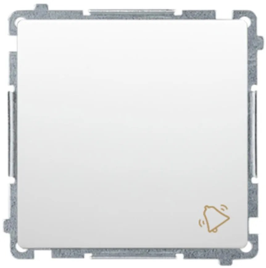 B BMD1.01/11 Tlačidlo na zvonček biele