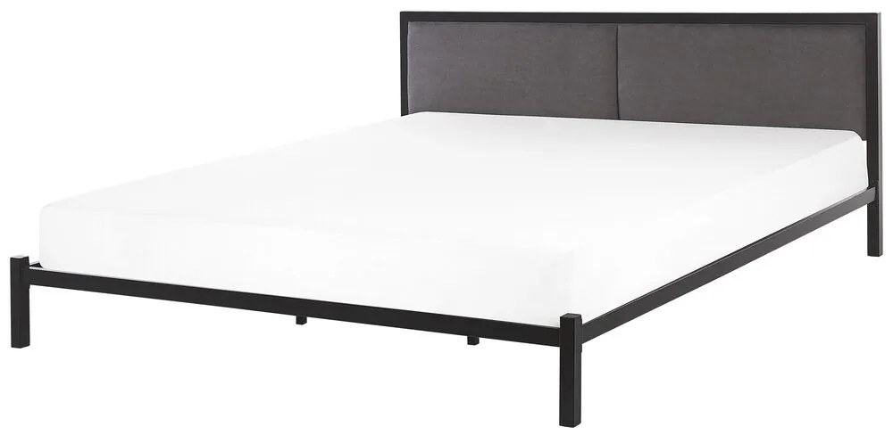 Manželská posteľ 180 cm Clarta (čierna) (s roštom). Vlastná spoľahlivá doprava až k Vám domov. 1078399