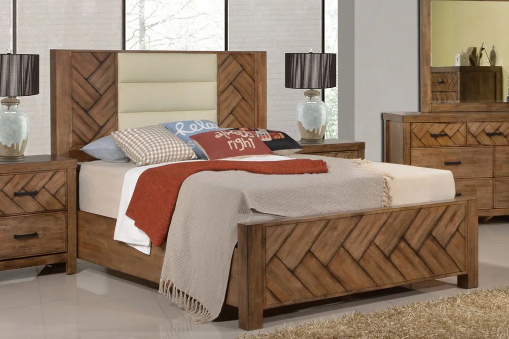 » ALOHA drevená manželská posteľ 180