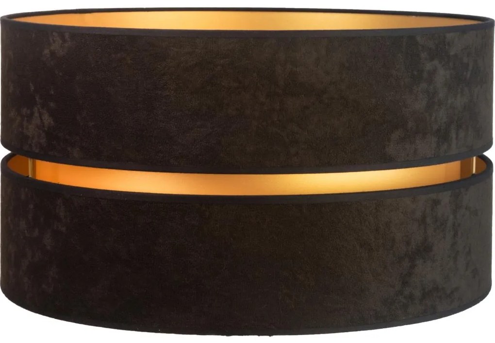 Duolla - Tienidlo univerzálne DUO E27 pr. 40 cm čierna/zlatá