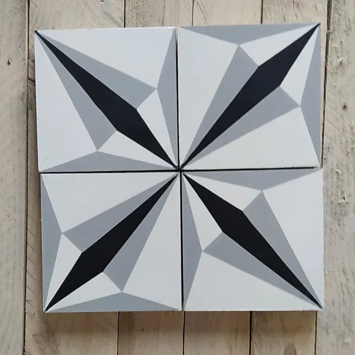 Cementové dlaždice 910 | Birostris | Articima