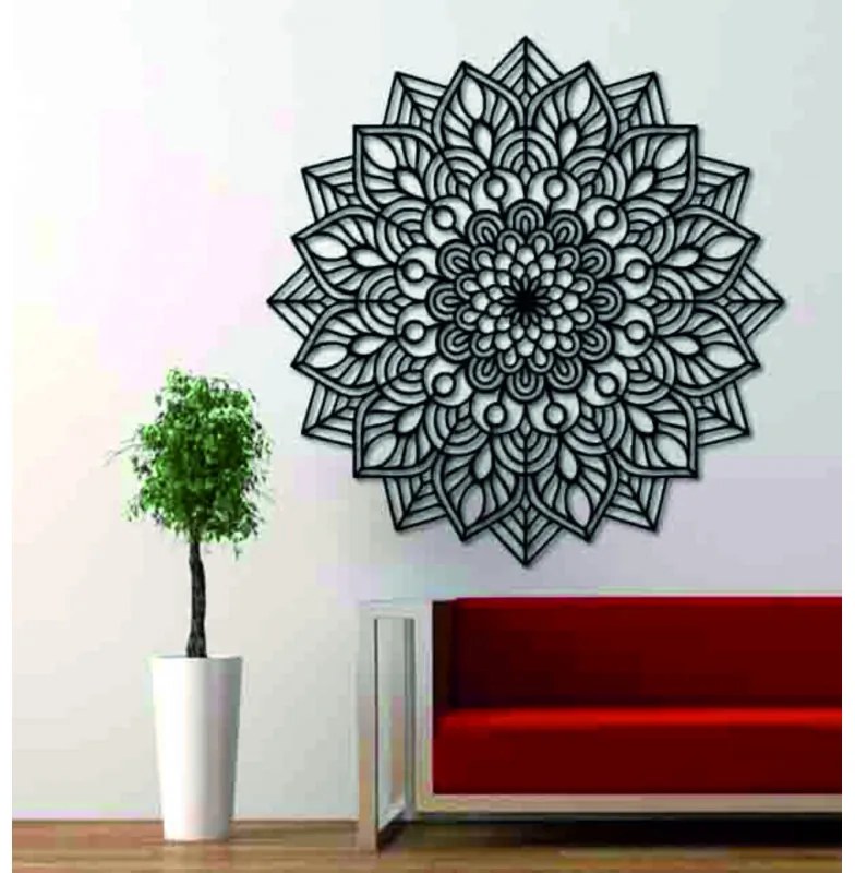 Drevená Mandala, Nástenná Dekorácia, Boho Štýl I SENTOP PR0319-A