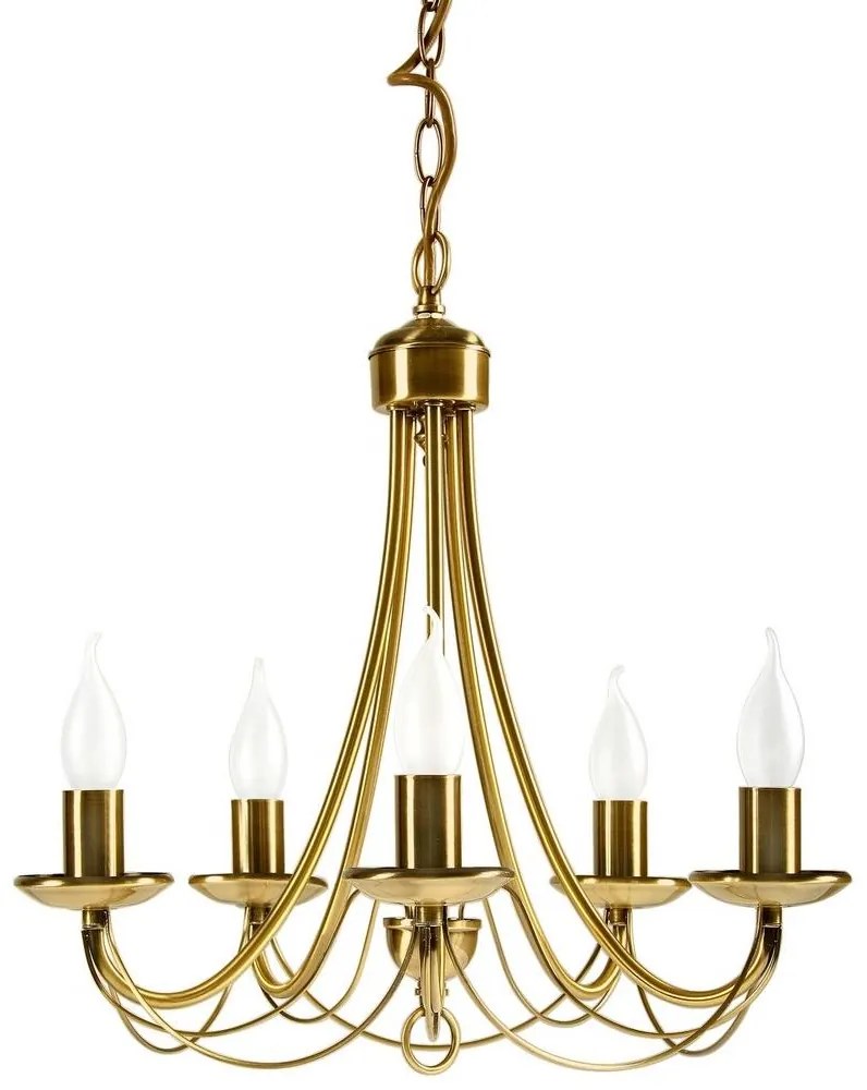 Luster na reťazi MUZA 5xE14/40W/230V