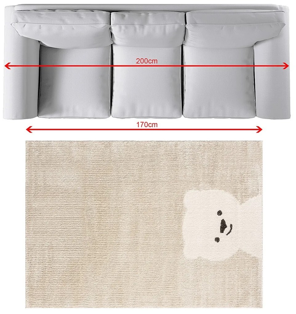 Koberec Teddy 120x170 cm