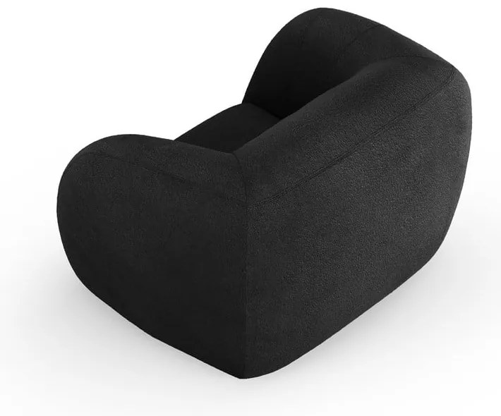 Tmavosivé kreslo z textílie buklé Essen – Cosmopolitan Design