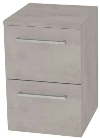 Mereo Bino, kúpeľňová skrinka spodná 50 cm, Multidecor, Chromix strieborný, MER-CN694ACST