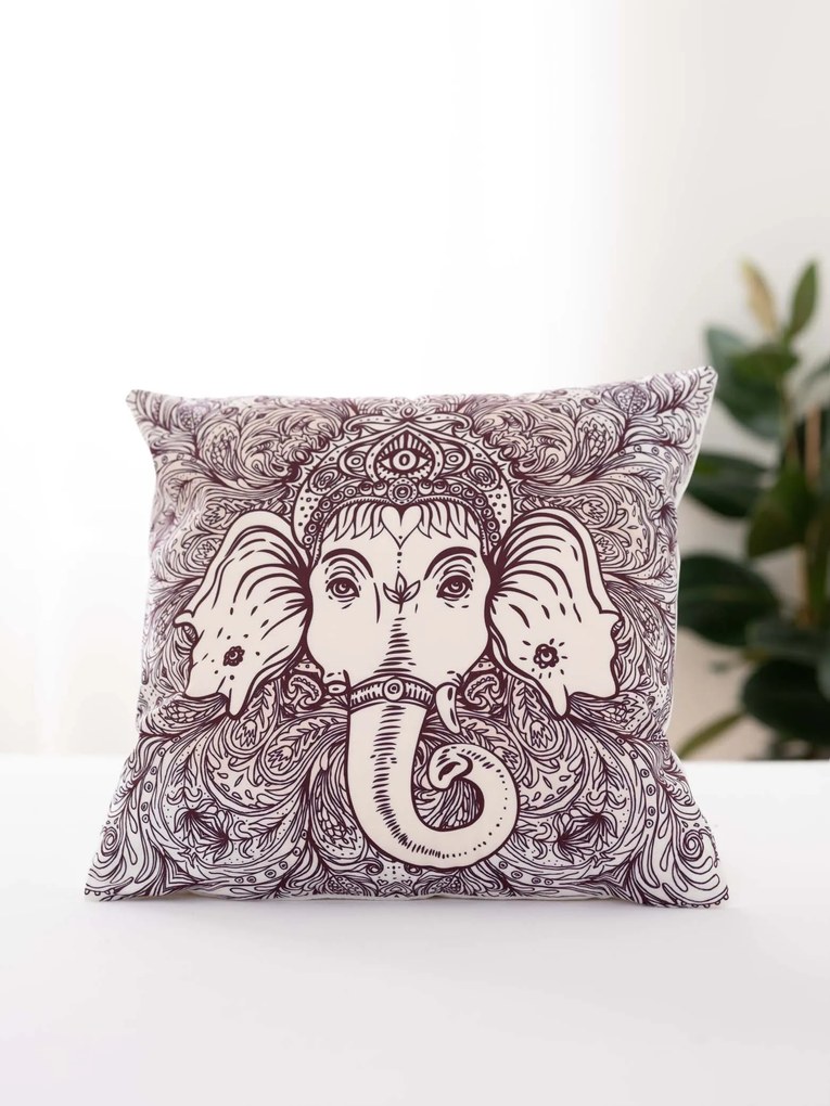 Obliečka na vankúšik mikroplyš 45 × 45 cm - Buddha 4 L02