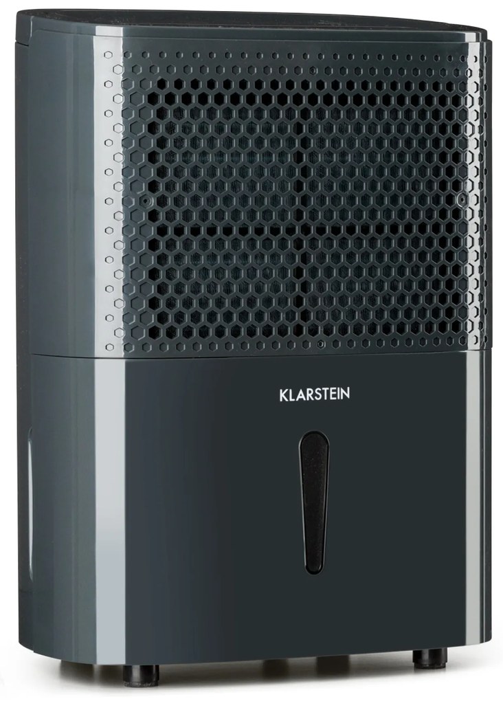 Klarstein DryFy 10, odvlhčovač vzduchu, 240 W, 10 l/24 h, 100 m³/h, 30 m², DrySelect, 40 dB, sivý