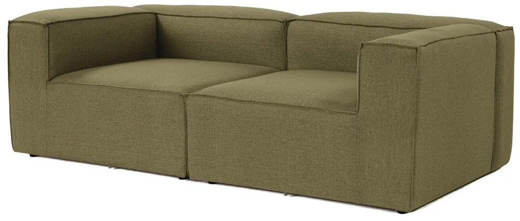 Dvoumístná pohovka Fora 248 cm zelená