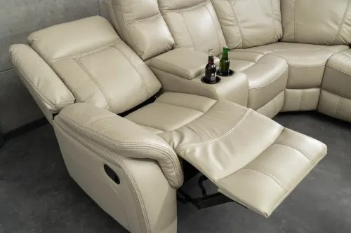 Rohová sedacia súprava Relax 47589 Hollywood - Béžová - Komfort-nábytok