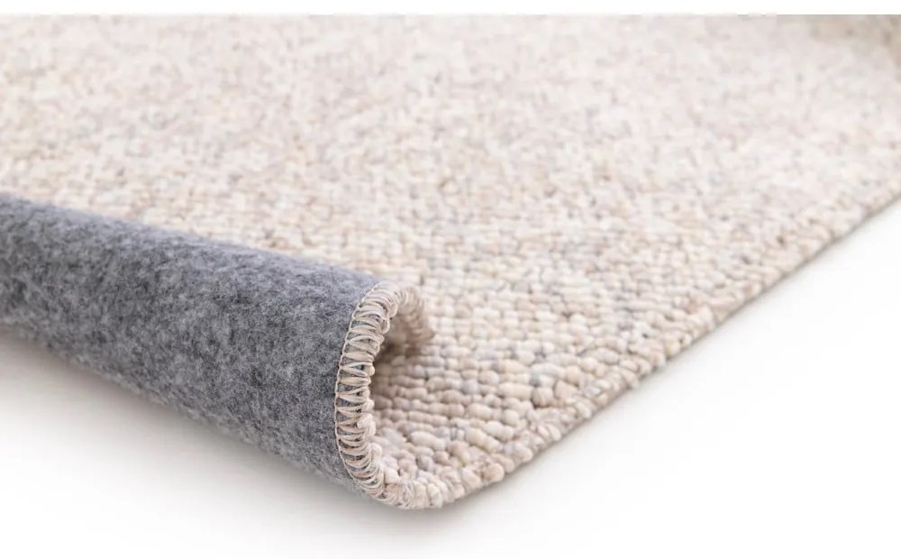 Krémovobiely koberec 120x170 cm Petra Liso – Universal