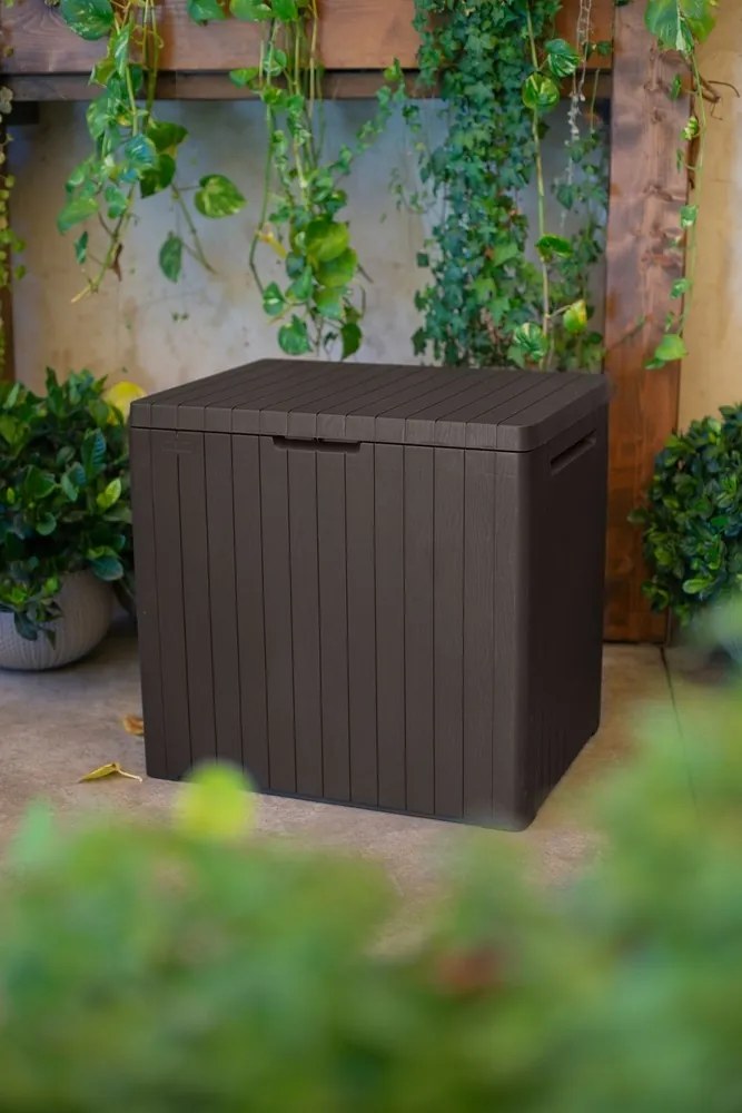 Keter CITY BOX 113L - hnedá
