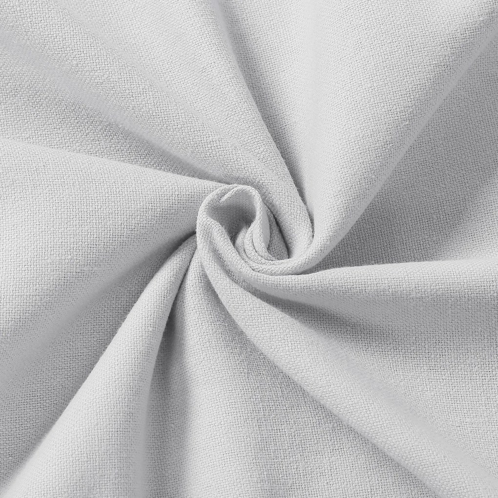 Goldea prírodná látka z ľanovej zmesi - sivá 300 cm