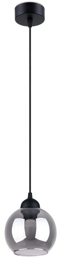 Sollux SL.1141 - Luster na lanku ALINO 1xE27/60W/230V čierna SLX0907