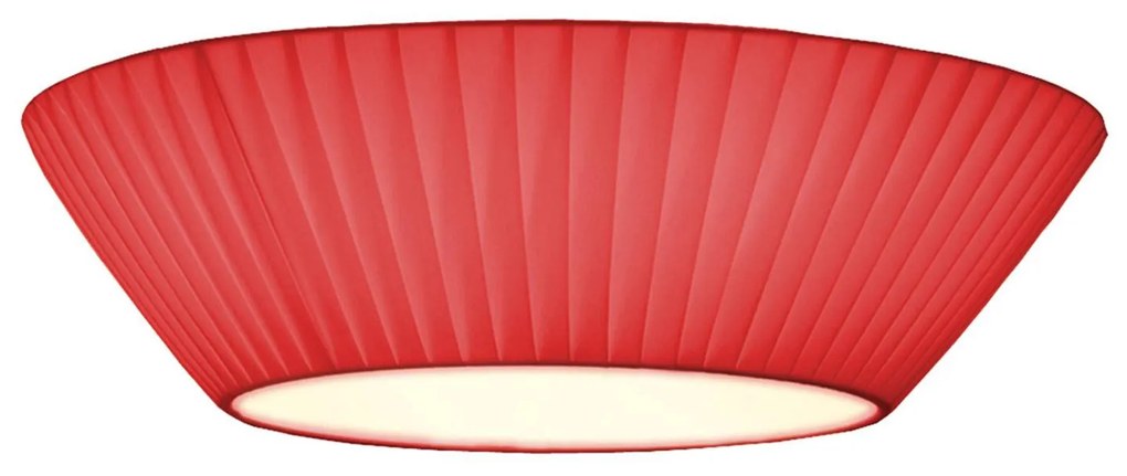 Jednoduché stropné svietidlo Emma 50 cm červené