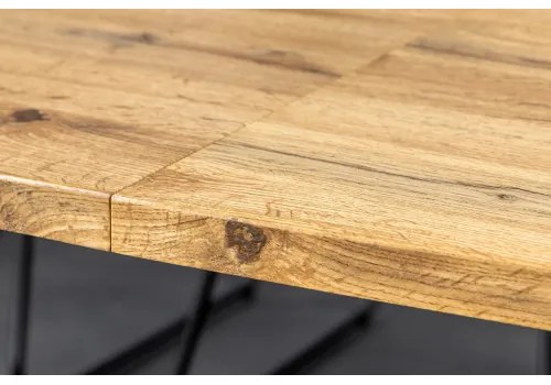 Rozkladací jedálenský stôl 45079 180/220x90cm Divoký dub fólia  - Komfort-nábytok