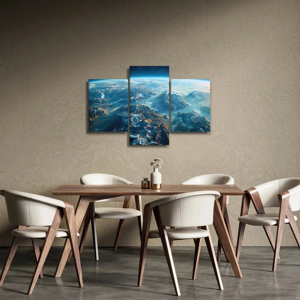 Obraz - Pohľad z vesmíru (90x60 cm)