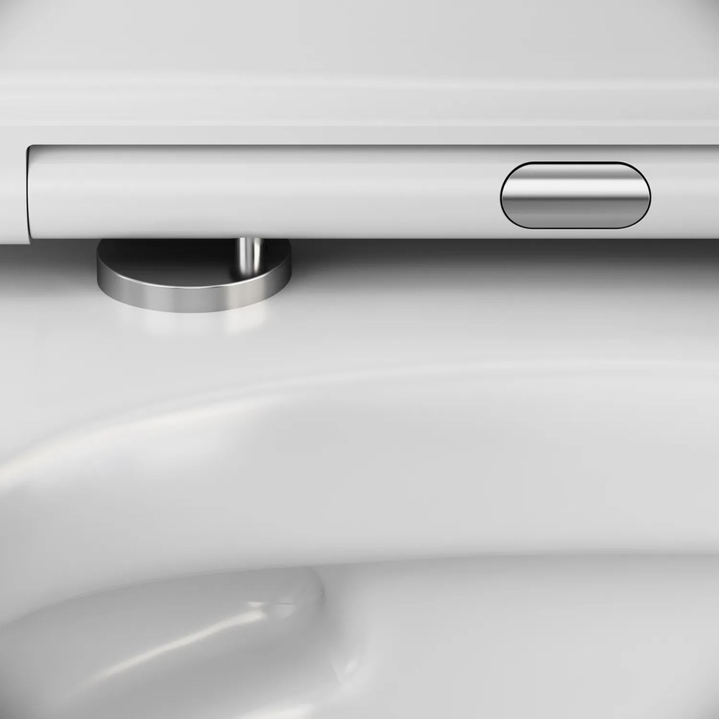 Závesné WC AM.PM Flash CNA1700SC bezokrajové, so sedadlom Microlift, biele