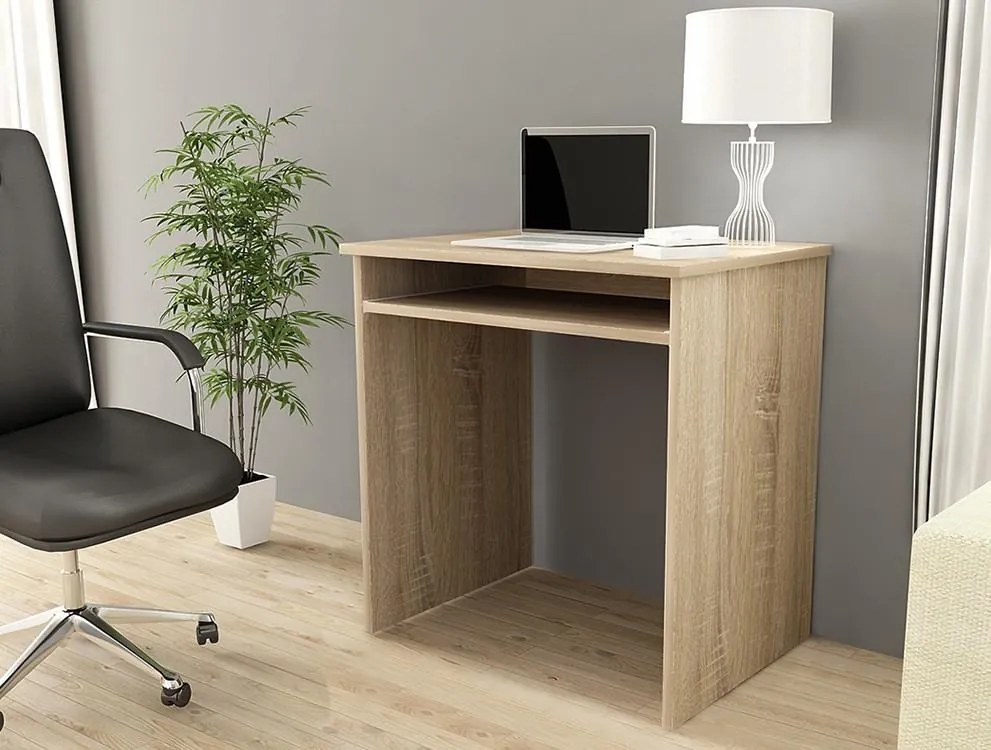 PC stolík Shakti (dub sonoma). Akcia -18%. Vlastná spoľahlivá doprava až k Vám domov. 1128572