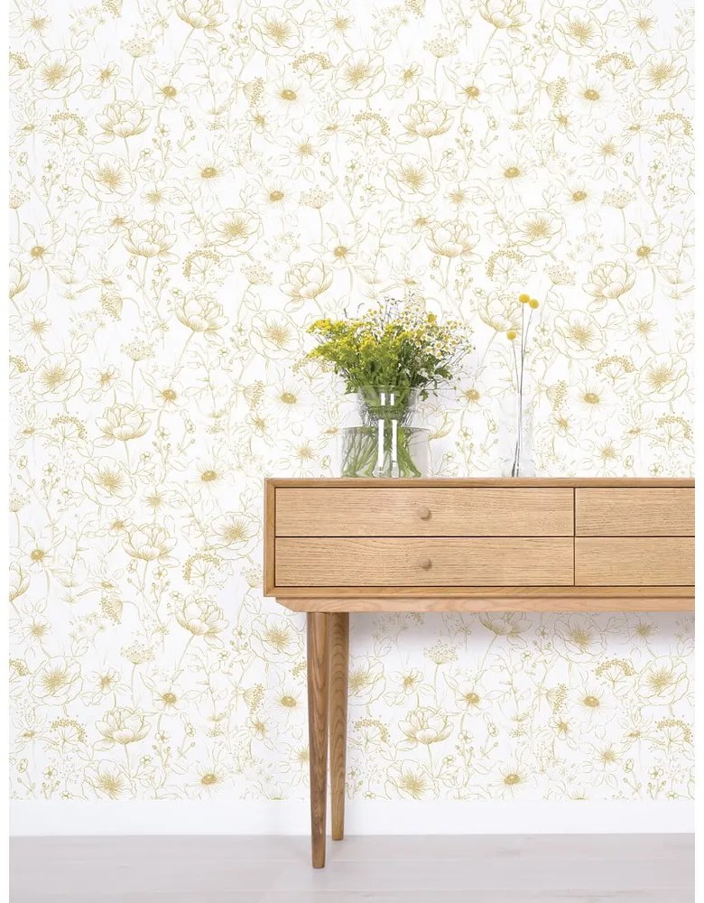 Detská tapeta 10 m x 50 cm Flowers Botany – Lilipinso