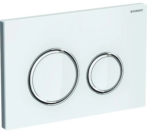 Geberit Sigma21 ovládacie tlačidlo sklo biele 115.884.SI.1