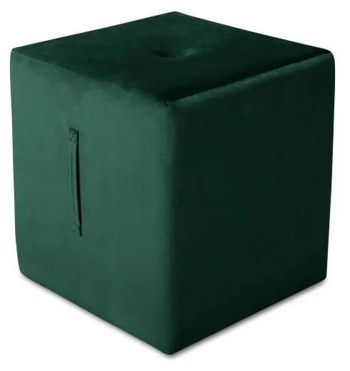 Zelený puf Mazzini Sofas Margaret, 40 × 45 cm