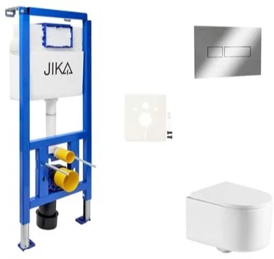 Závesný wc set do ľahkých stien / predstenová SAT SIKOJSTOR72CR, 1 ks