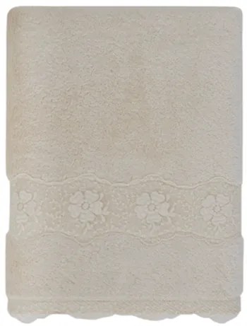 Soft Cotton Osuška STELLA s čipkou 85x150cm