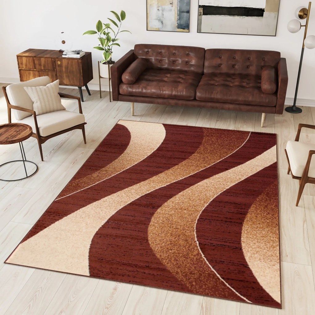 Koberec K857A BROWN CHEAP PP BGX Veľkosť: 180x250cm