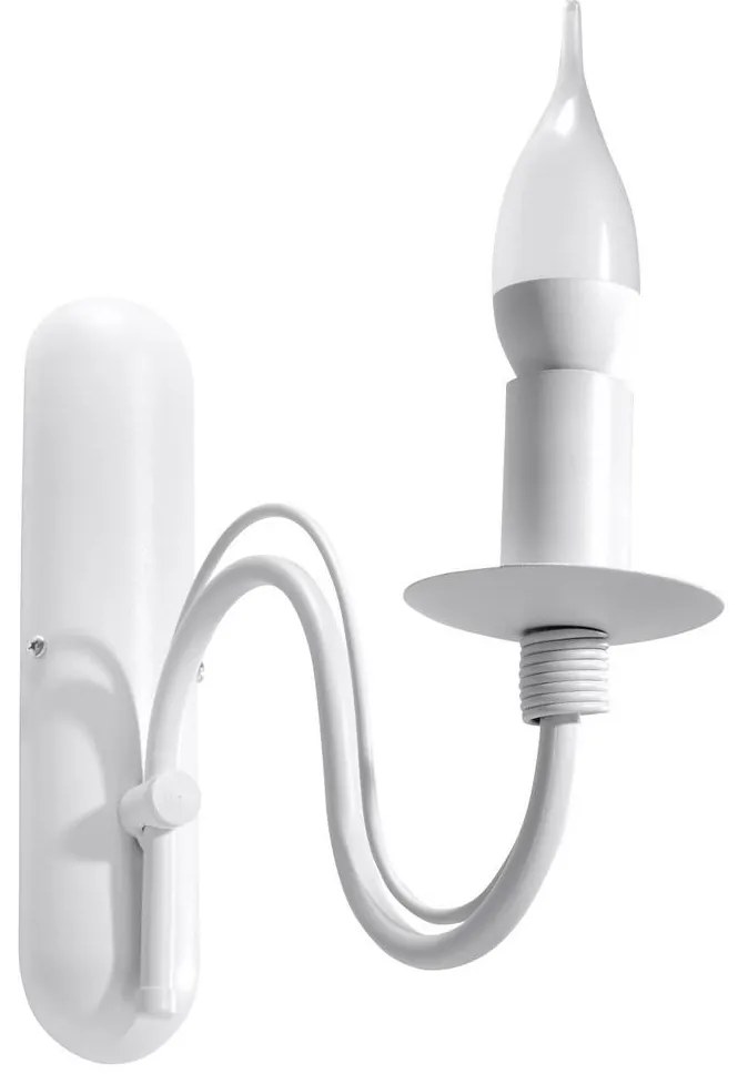 Nástenné svietidlo MINERWA 1xE14/40W/230V biela