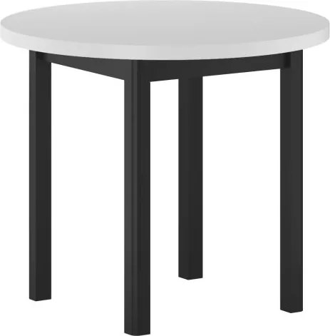Vintino Jedálenský stôl NOVUS 90 cm – biela / čierna
