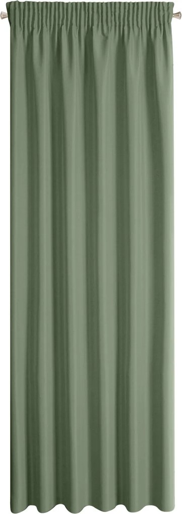 ZÁVES NA PÁSKE RITA 140X270 CM OLIVOVÁ