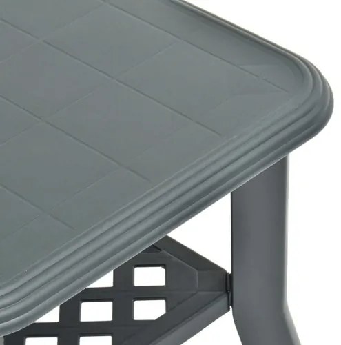 vidaXL Konferenčný stolík, zelený 90x60x46 cm, plast-