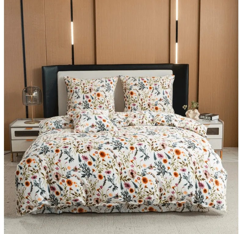 Obliečky mikroplyš HERBALIS krémové Rozmer obliečky: 70 x 90 cm | 140 x 200 cm