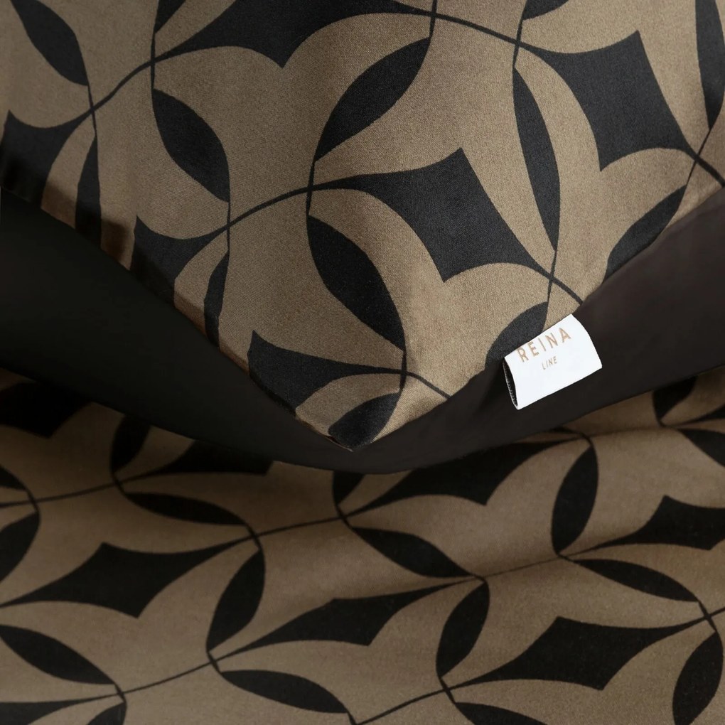 MAKOSATÉNOVÉ OBLIEČKY REINA52 200X220 CM, 2 KS 70X80 CM VZOROVANÉ