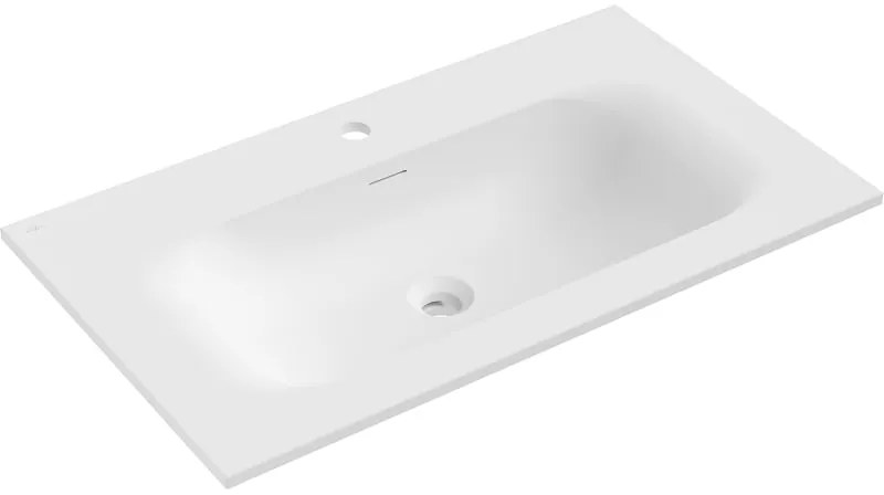 Mexen Vela, umývadlo na zapustenie 81 x 46,5 cm, biela matná, 25238001