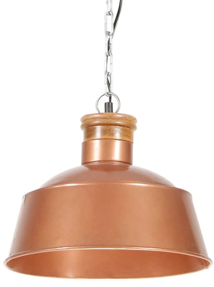 vidaXL Industriálna závesná lampa 32 cm, medená E27